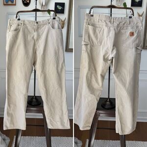 Carhartt Men's Loose Fit Canvas Carpenter Pants 40 x 29
